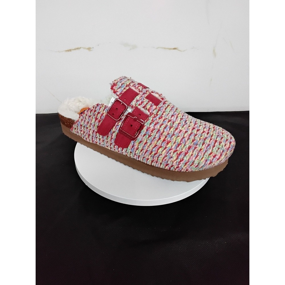 Rocket Dog Abel Pulse Clog Mules Multi Color Woven Buckle Size 9 SL135